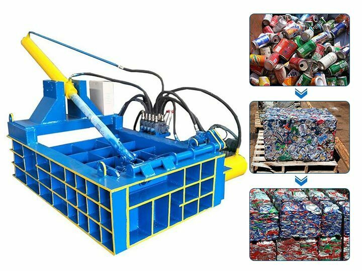 Aluminum Can Baler Machine Press Machine For Cans Recycling Metal baler Machine Shuliy Group