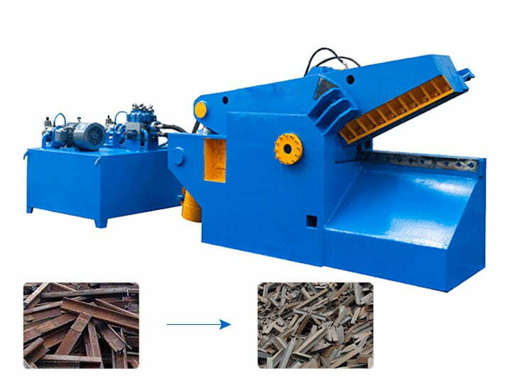 Hydraulic metal shear machine for sale