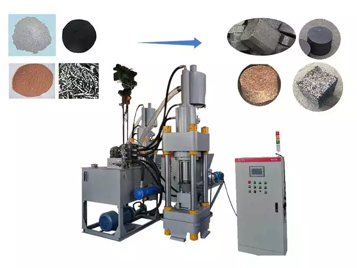 Metal chip briquetting machine-aluminum chip briquetter