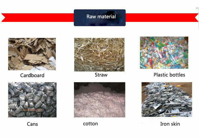 Semi-Automatic Horizontal Baler For Recycling 5 Raw materials