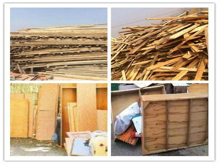 waste wood materials
