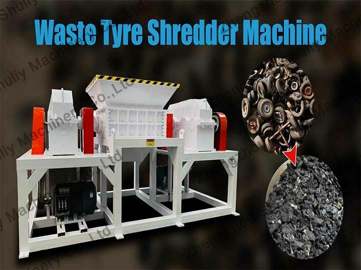 scrap tire shredder