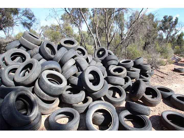 scrap tyres