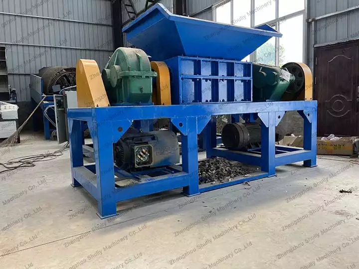 plastic shredder machine structure