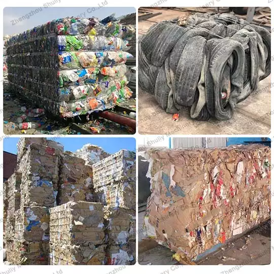 waste paper baling machine applications