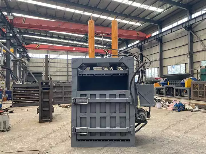 hydraulic oil drum baler machine