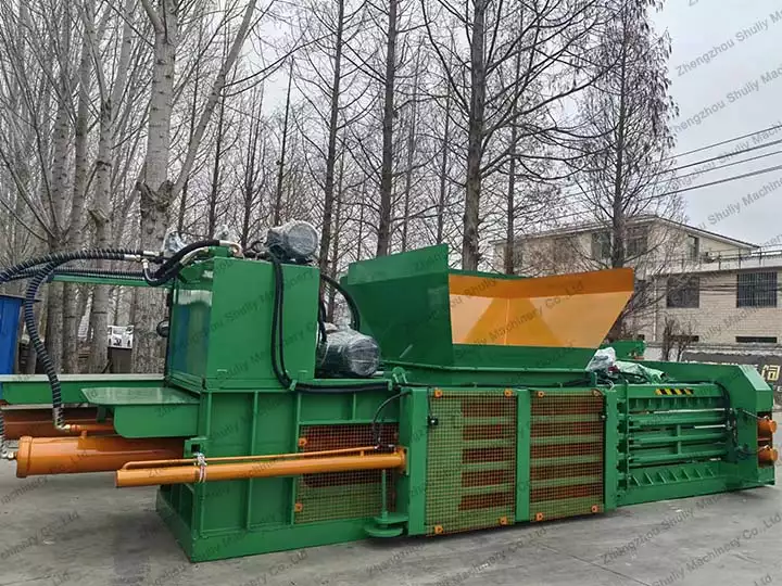 plastic bottle baler machine