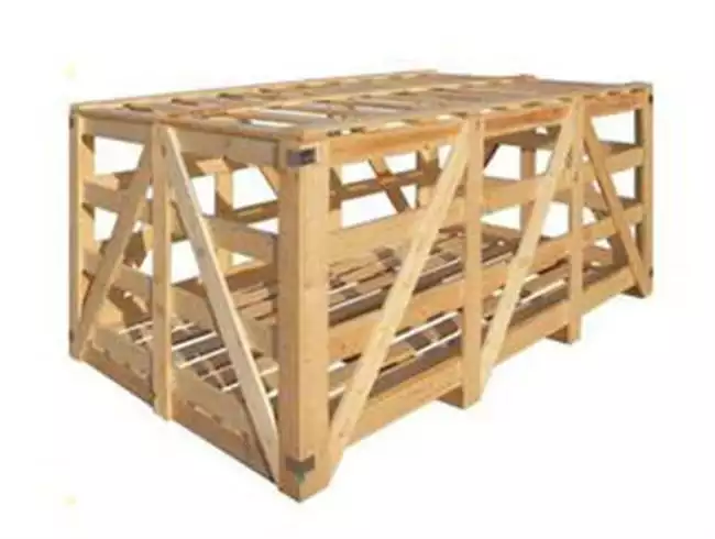 Wooden frame for package