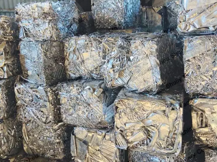 rectangular waste metal