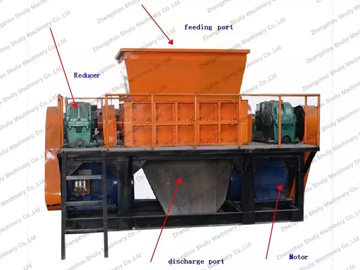 structure of waste cable crusher