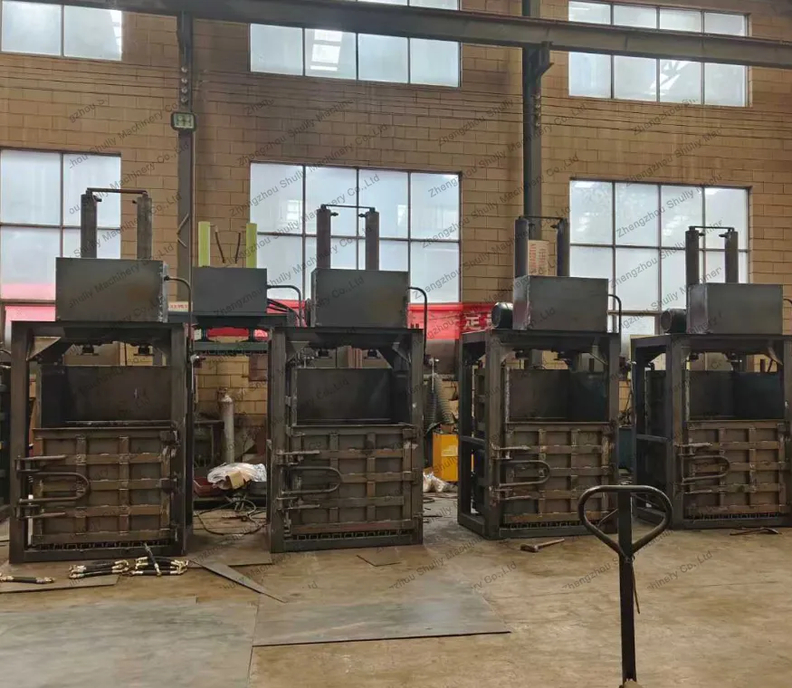 Vertical Cardboard Baler Machine For Sale 4 Hydraulic cardboard baling machine