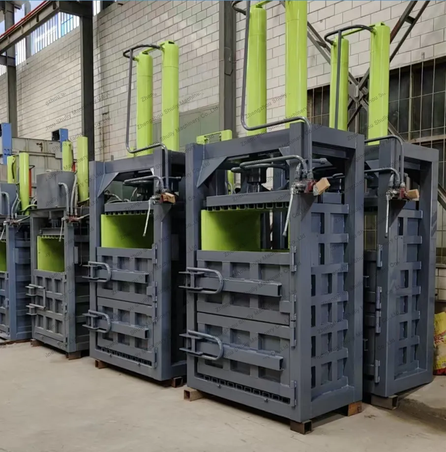 Vertical Cardboard Baler Machine For Sale 3 Industrial vertical cardboard baler for recycling