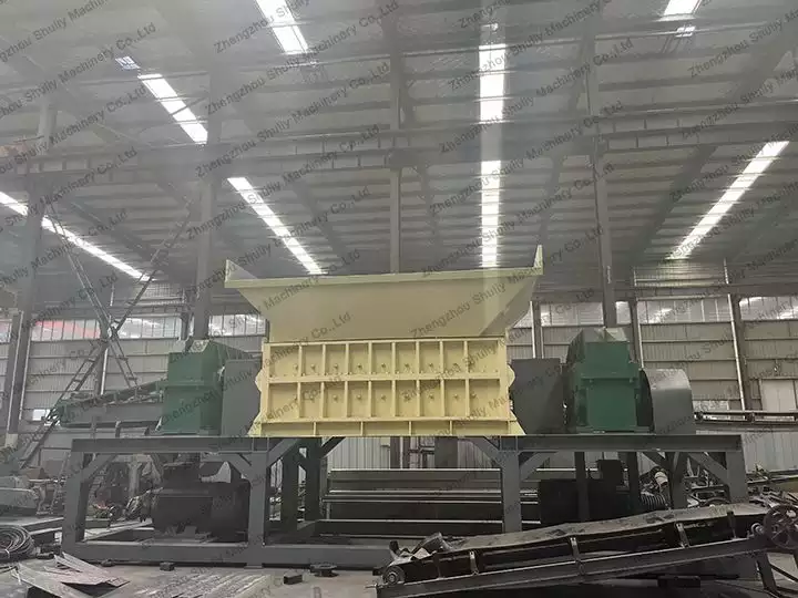 wood pallet shredder machine