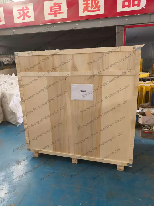 Rebar processing machine packaging