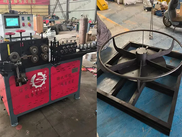 Export model 4-8 spiral rebar forming machine to Russia