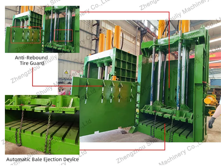 تصميم آلة ضغط الإطارات النفايات