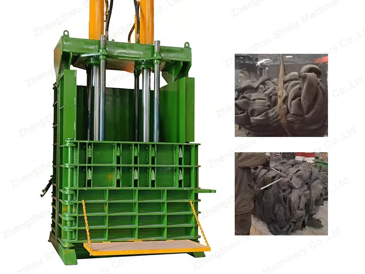 مكبس إطارات عمودي