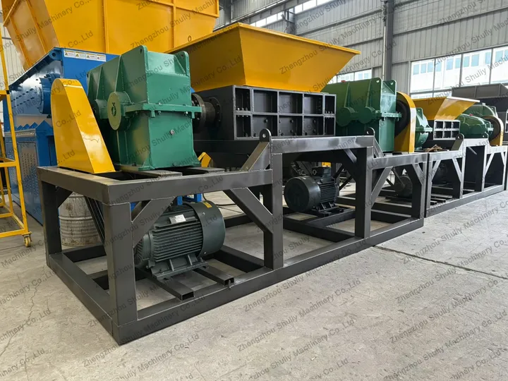 Dual-Shaft Coconut Shell Shredder 9 Coconut husk shredder machine supplier