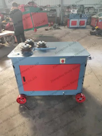 Hydraulic steel bar circular bending machine