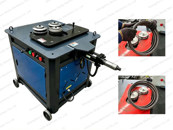 spiral rebar arc bending machine