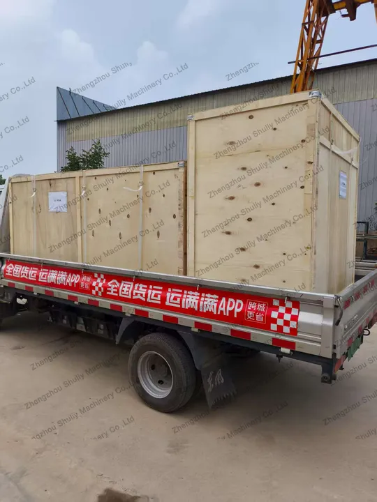 Second Purchase: 4- 8 Mm Rebar Circle Making Machine To Russia For Precast Concrete Production 5 Rebar machine in wooden crate