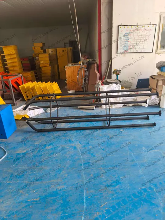 Second Purchase: 4- 8 Mm Rebar Circle Making Machine To Russia For Precast Concrete Production 4 Wire pay-off stand