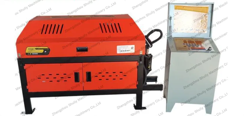 Cnc Rebar Straightening And Cutting Machine 4 4-12mm hydraulic rebar straightening cutting machine