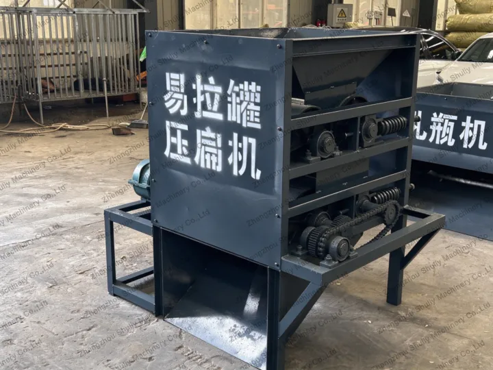 Can Flattening Machine 9 Can flattener for aluminum tin steel